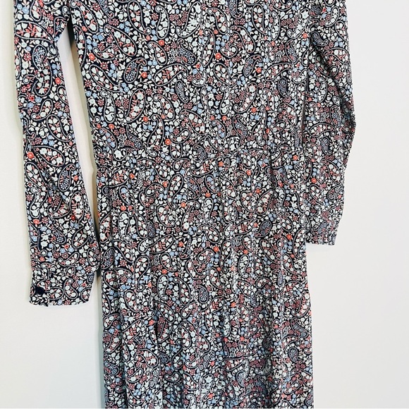 MICHAEL Michael Kors Long Sleeve Paisley Print Maxi Dress. Size 0. - Picture 9 of 16